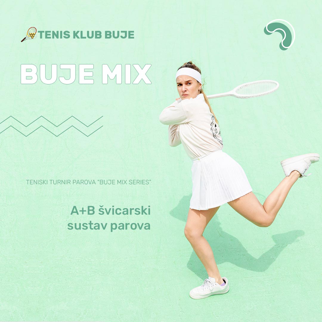 Buje Mix – teniski turnir parova TK Buje
